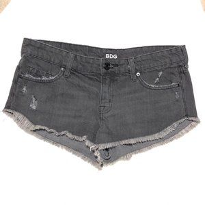 BDG DOPHIN LOW RISE BLACK SHORTIE SIZE 27